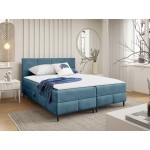 Επενδυμένο κρεβάτι Box Best II-Galazio-120 x 200