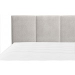 Επενδυμένο κρεβάτι Box Best II-Krem-160 x 200