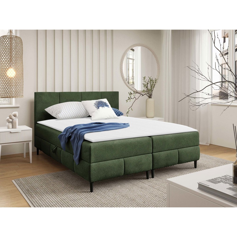 Επενδυμένο κρεβάτι Box Best II-Ladi-160 x 200