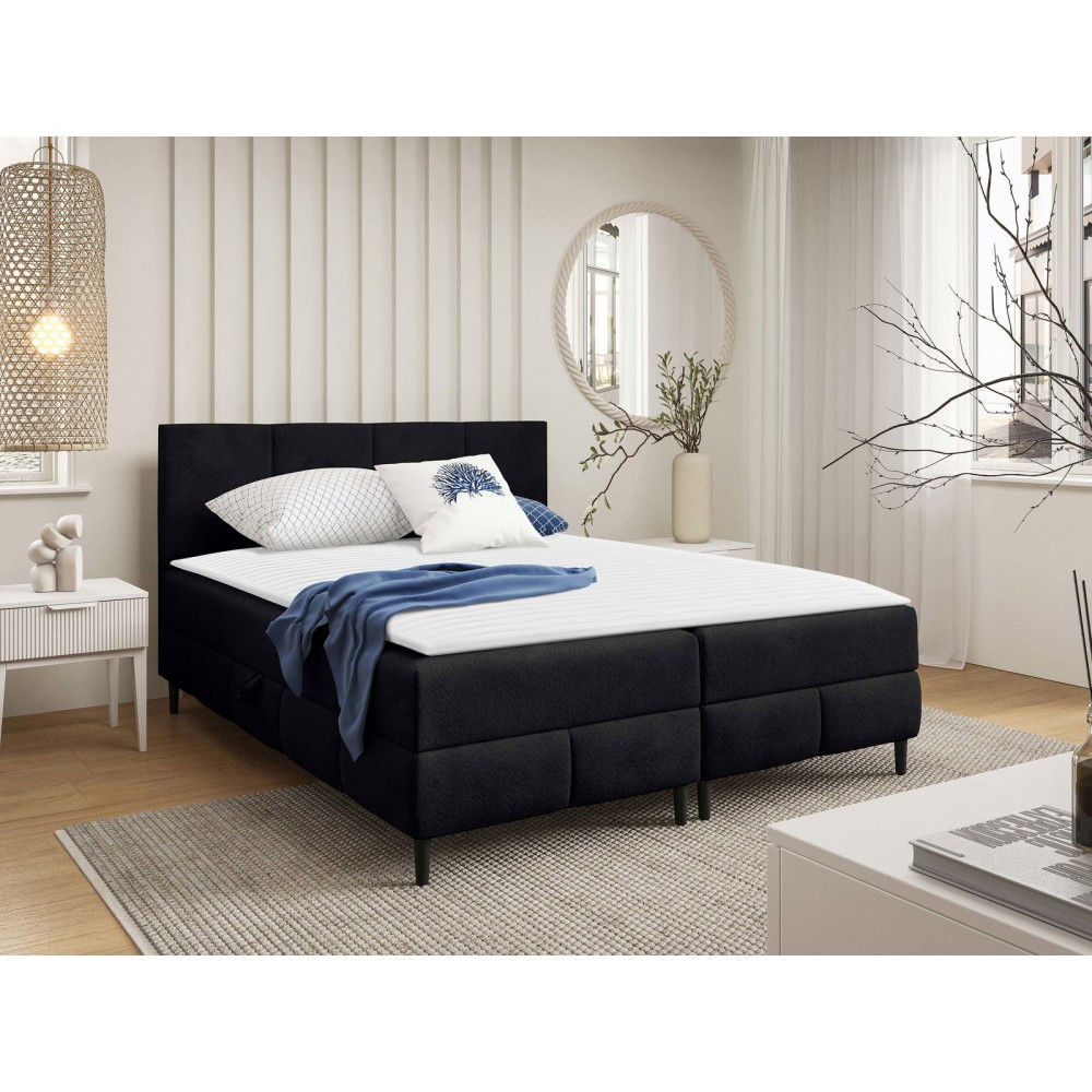 Επενδυμένο κρεβάτι Box Best II-Mauro-160 x 200