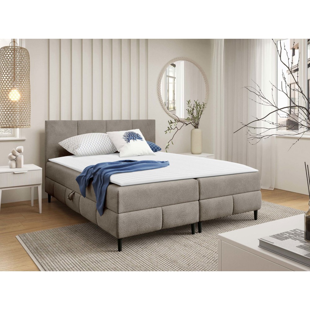 Επενδυμένο κρεβάτι Box Best II-Mpez-180 x 200