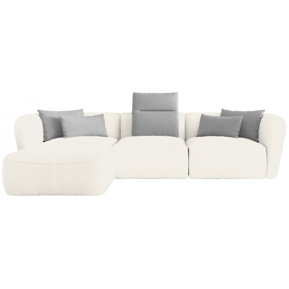 Γωνιακός καναπές Canada Mini-Krem-Αριστερή