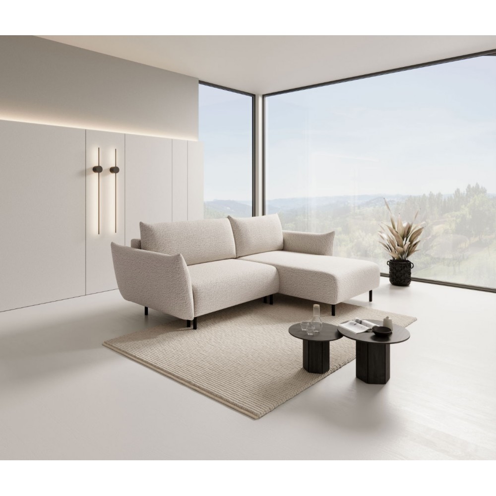 Γωνιακός καναπές Laurie-Krem