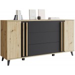 Μπουφές Helsinki-Fusiko-Mavro 150x40x78