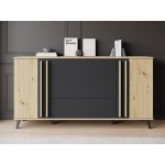 Μπουφές Helsinki-Fusiko-Mavro 150x40x78