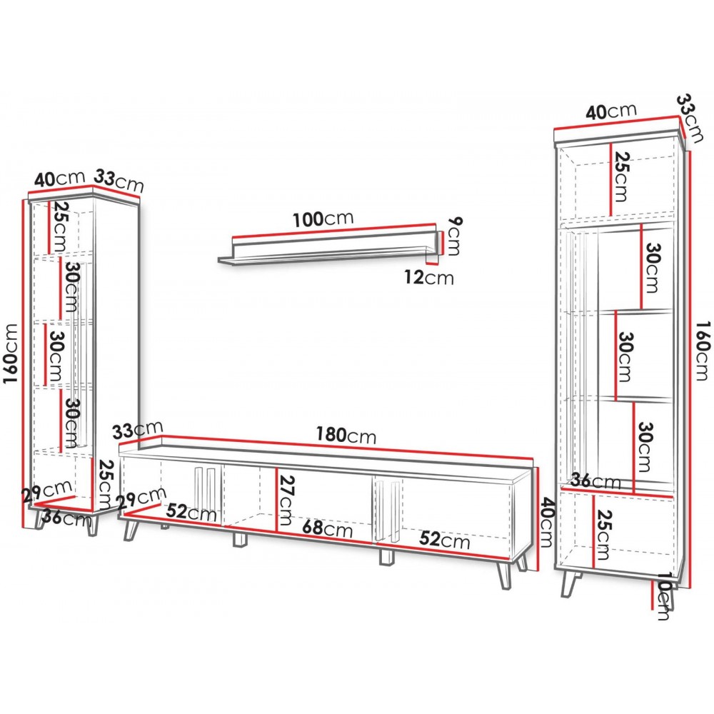 Σύνθετο σαλονιού Helsinki II-Mauro