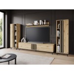 Σύνθετο σαλονιού Helsinki I-Fusiko-Mavro