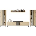 Σύνθετο σαλονιού Helsinki I-Fusiko-Mavro