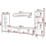 Σύνθετο σαλονιού Helsinki I-Fusiko-Mavro