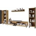 Σύνθετο σαλονιού Helsinki I-Fusiko-Mavro