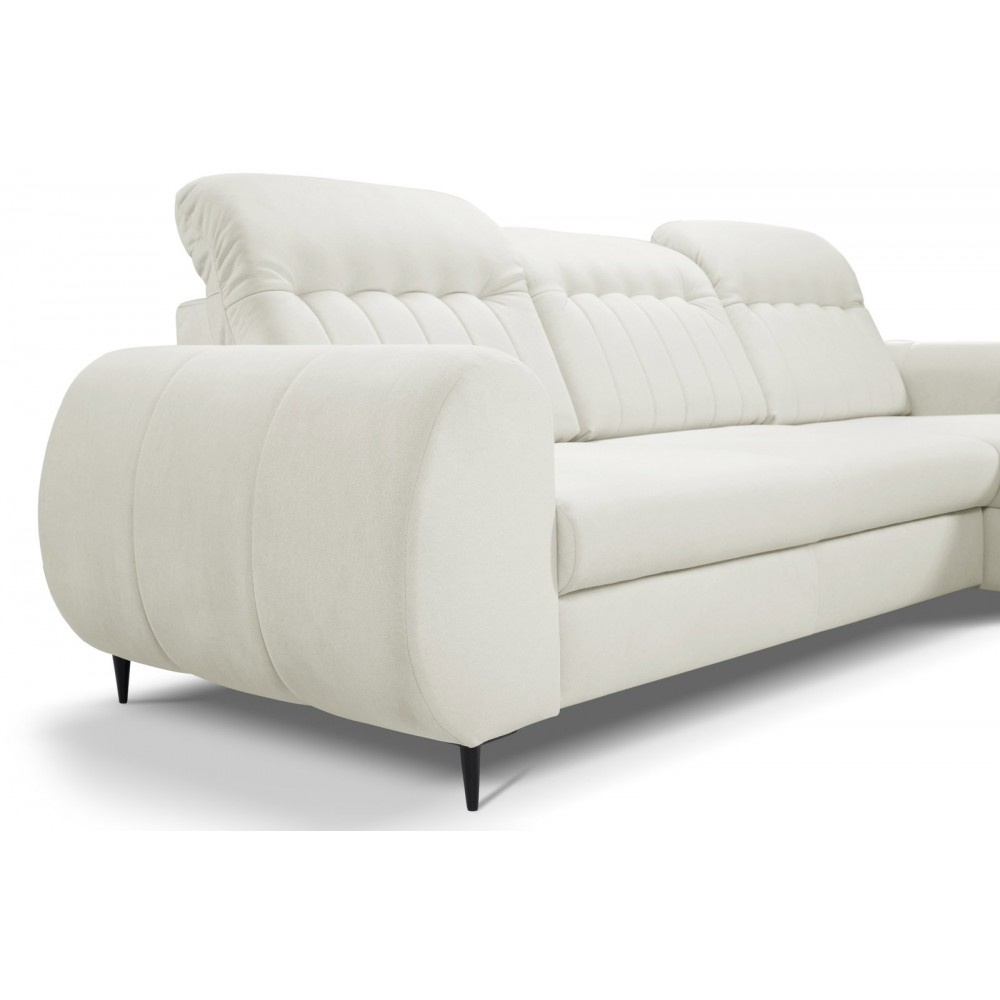 Γωνιακός καναπές Blanc-Leuko-Αριστερή 275x166x95