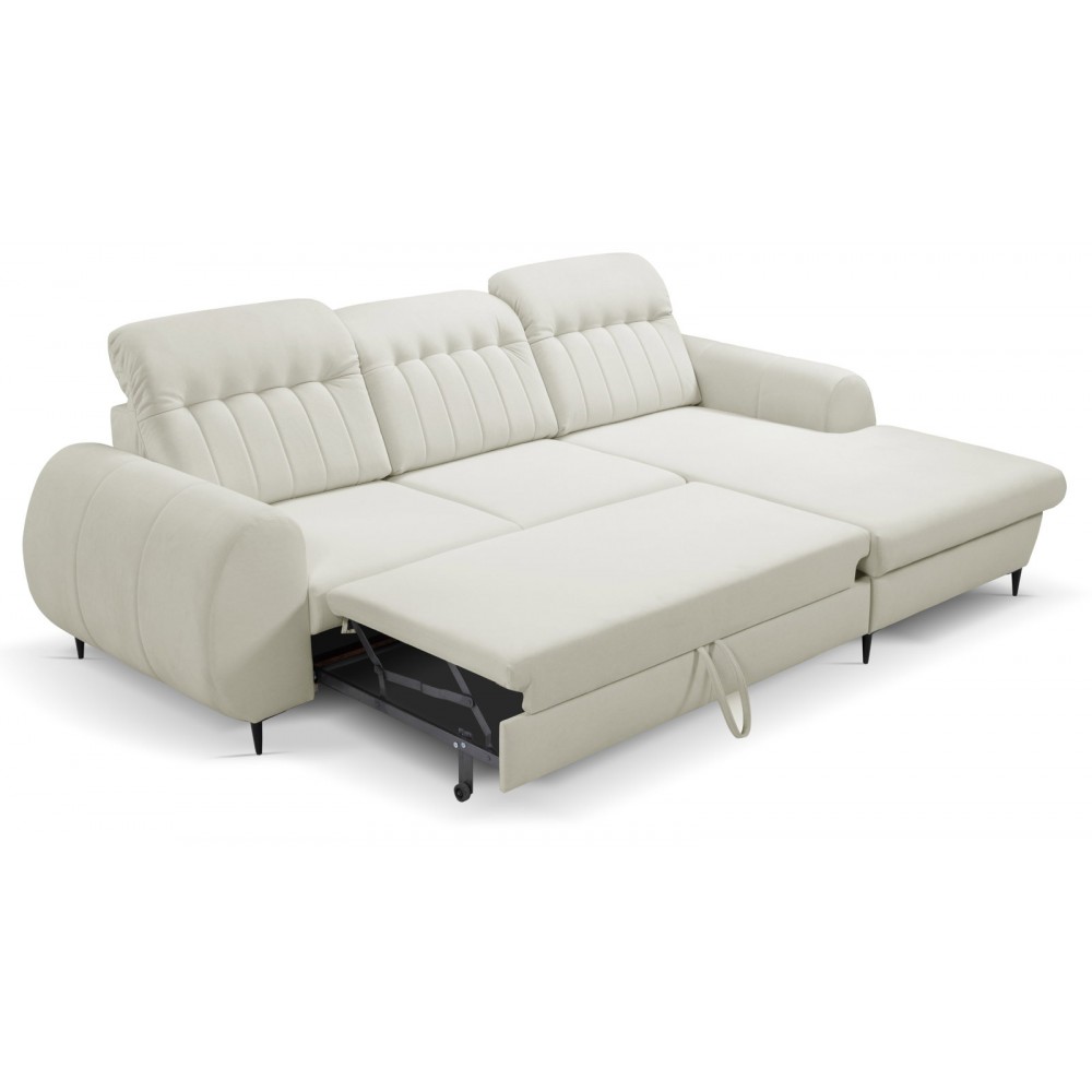 Γωνιακός καναπές Blanc-Leuko-Αριστερή 275x166x95