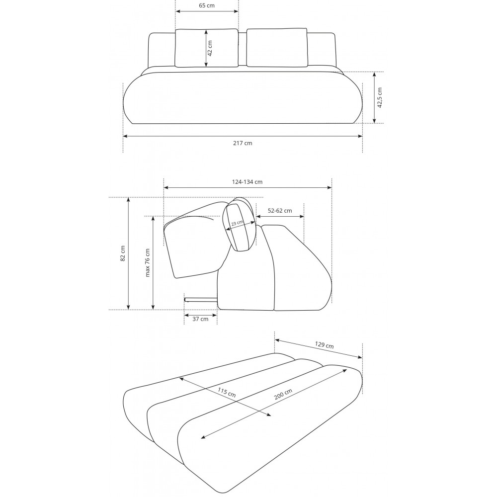 Καναπές - κρεβάτι Todd-Mauro