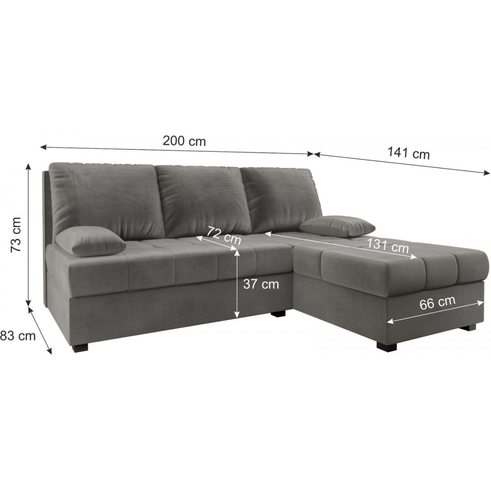 Γωνιακός καναπές Anivas-Kafe