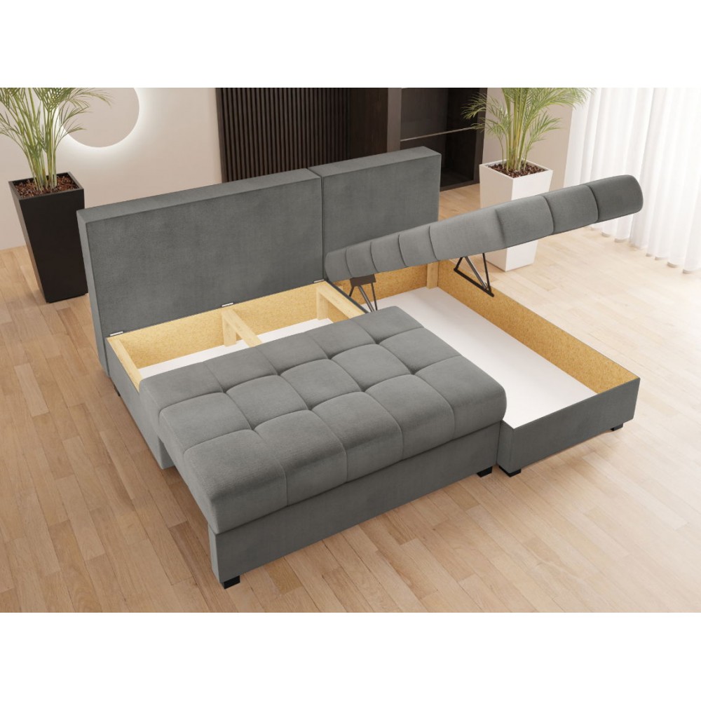 Γωνιακός καναπές Anivas-Gkri Anoixto