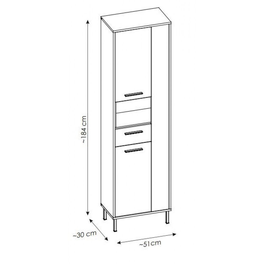 Στήλη μπάνιου Melopi-Μήκος 51 εκ.