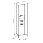 Στήλη μπάνιου Melopi-Μήκος 51 εκ.