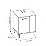 Πάγκος Melopi-Μήκος 51 εκ.