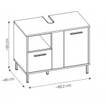 Πάγκος Melopi-Μήκος: 83.2 εκ.