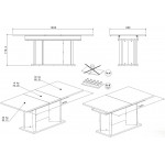 Επεκτεινόμενο τραπέζι Rasty