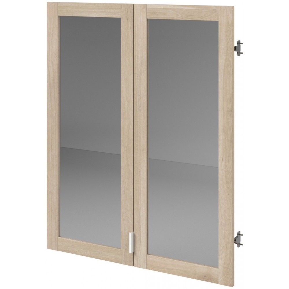 Σετ 2 γυάλινες πόρτες βιβλιοθήκης Orleans 75x2x91.5