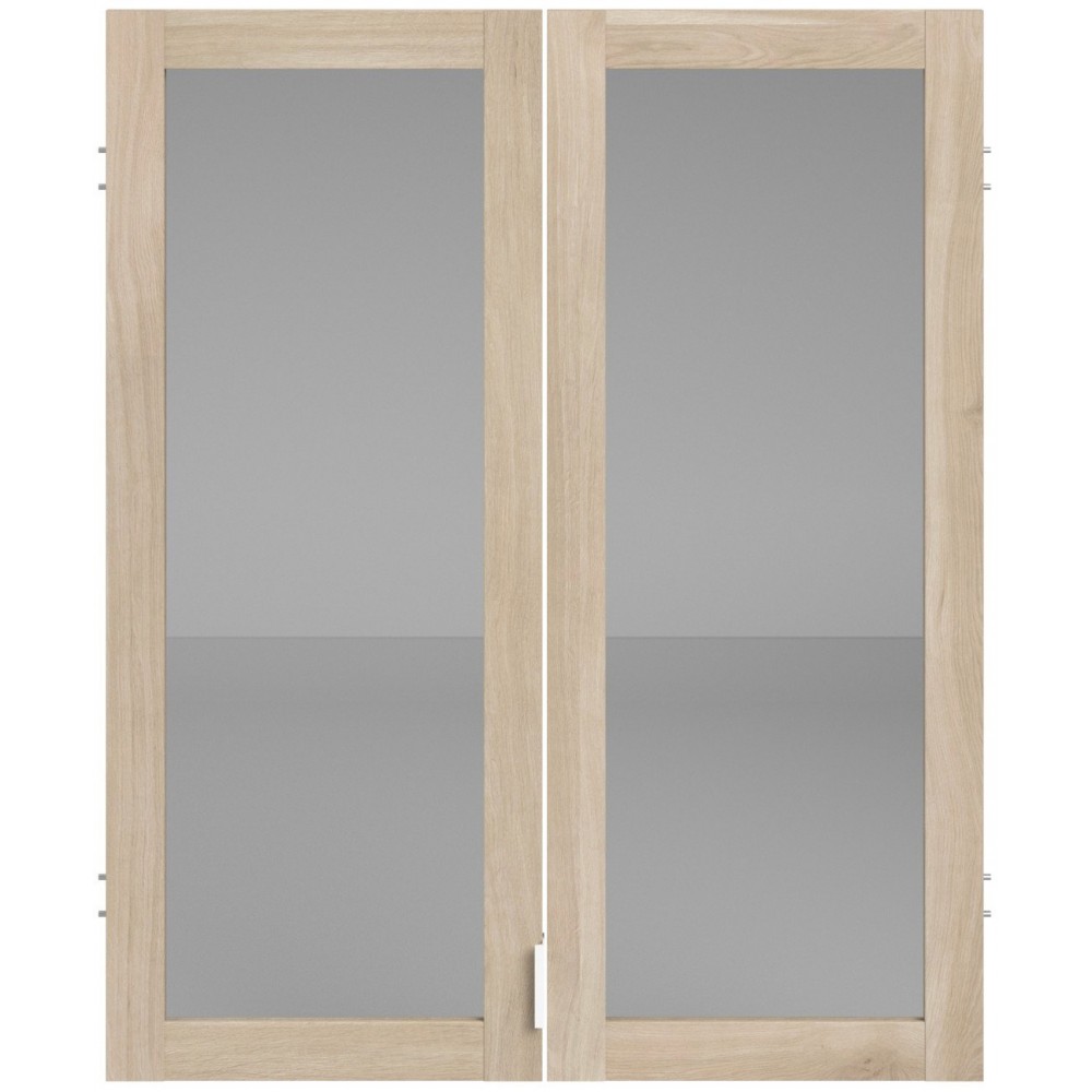 Σετ 2 γυάλινες πόρτες βιβλιοθήκης Orleans 75x2x91.5