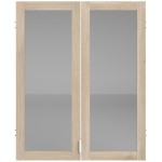 Σετ 2 γυάλινες πόρτες βιβλιοθήκης Orleans 75x2x91.5