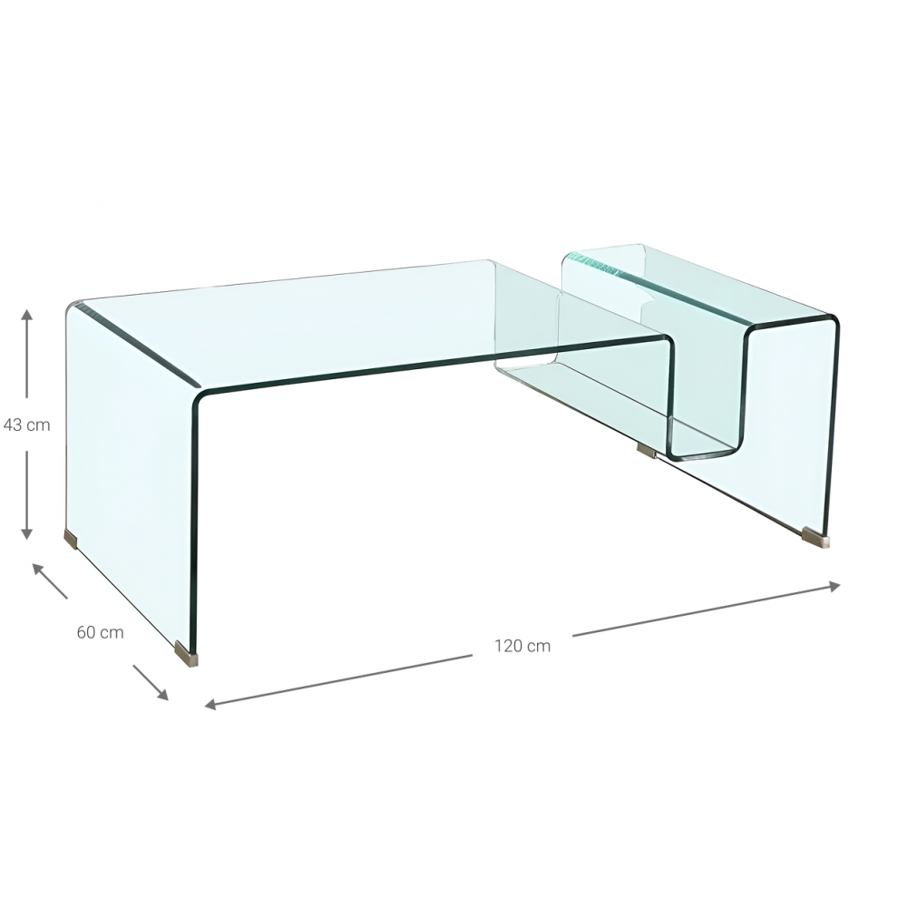 Τραπεζάκι σαλονιού Crystal Flux