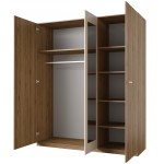 Ντουλάπα Verti με καθρέπτη τρίφυλλη