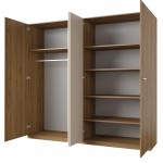 Ντουλάπα Verti με καθρέπτη τετράφυλλη