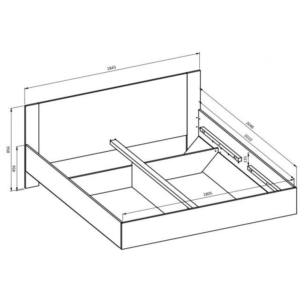 Κρεβάτι Verti-180 x 200-Με μηχανισμό ανύψωσης