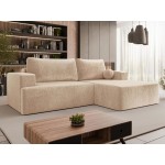 Γωνιακός καναπές Mivo-Beige-Δεξιά