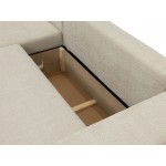 Γωνιακός καναπές Mivo-Beige-Δεξιά