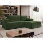 Γωνιακός καναπές Mivo-Prasino-Δεξιά