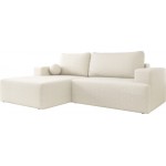 Γωνιακός καναπές Mivo-Leuko-Αριστερή