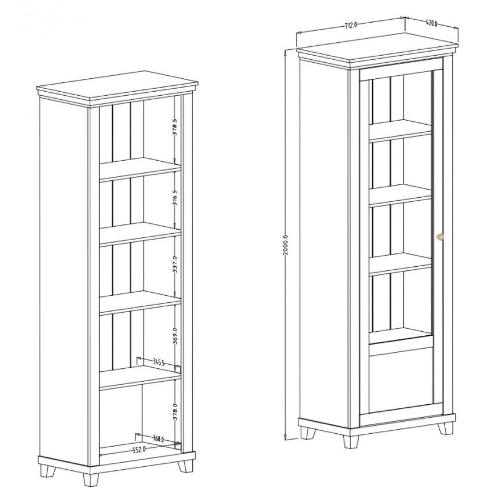 Βιτρίνα Capel-Δεξιά-Prasino