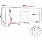 Μπουφές Loutio 2D4SZ