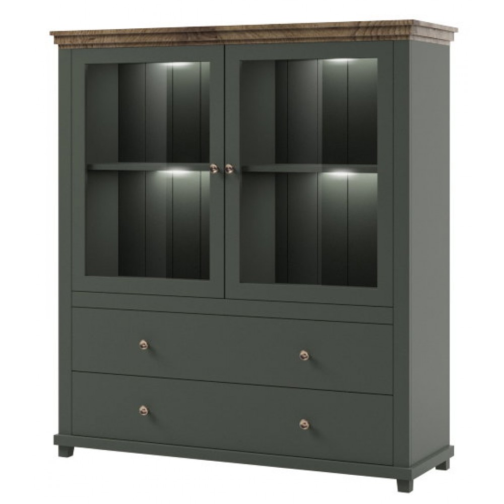 Βιτρίνα Capel mini 126x42x138