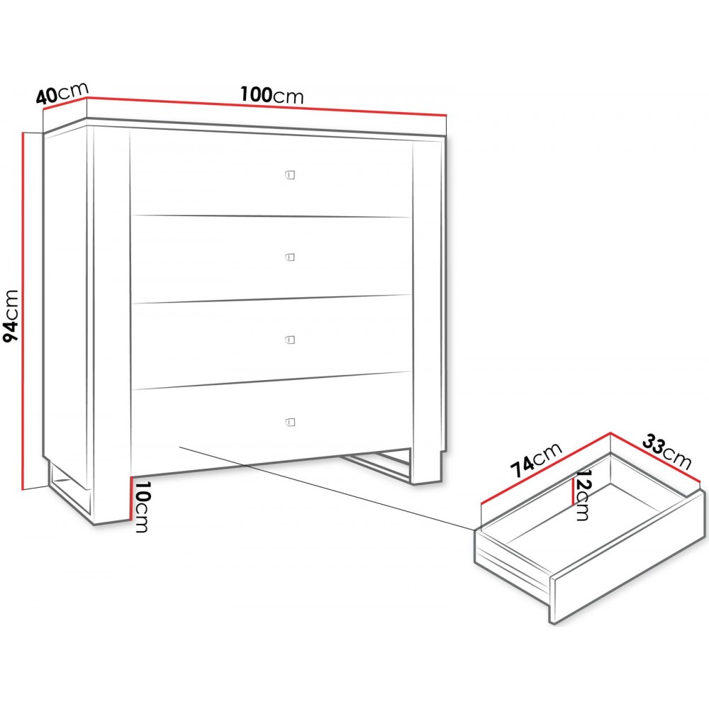 Μπουφές Loutio 4SZ