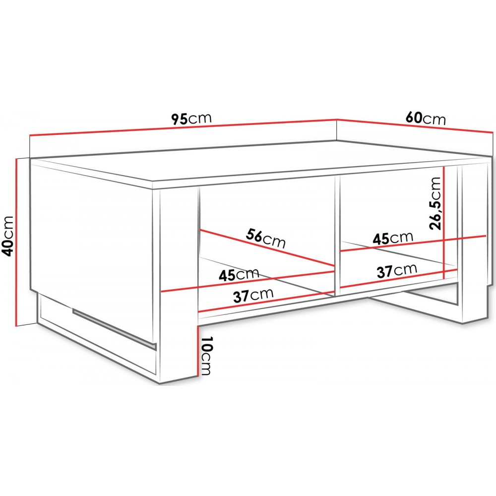 Τραπεζάκι σαλονιού Loutio
