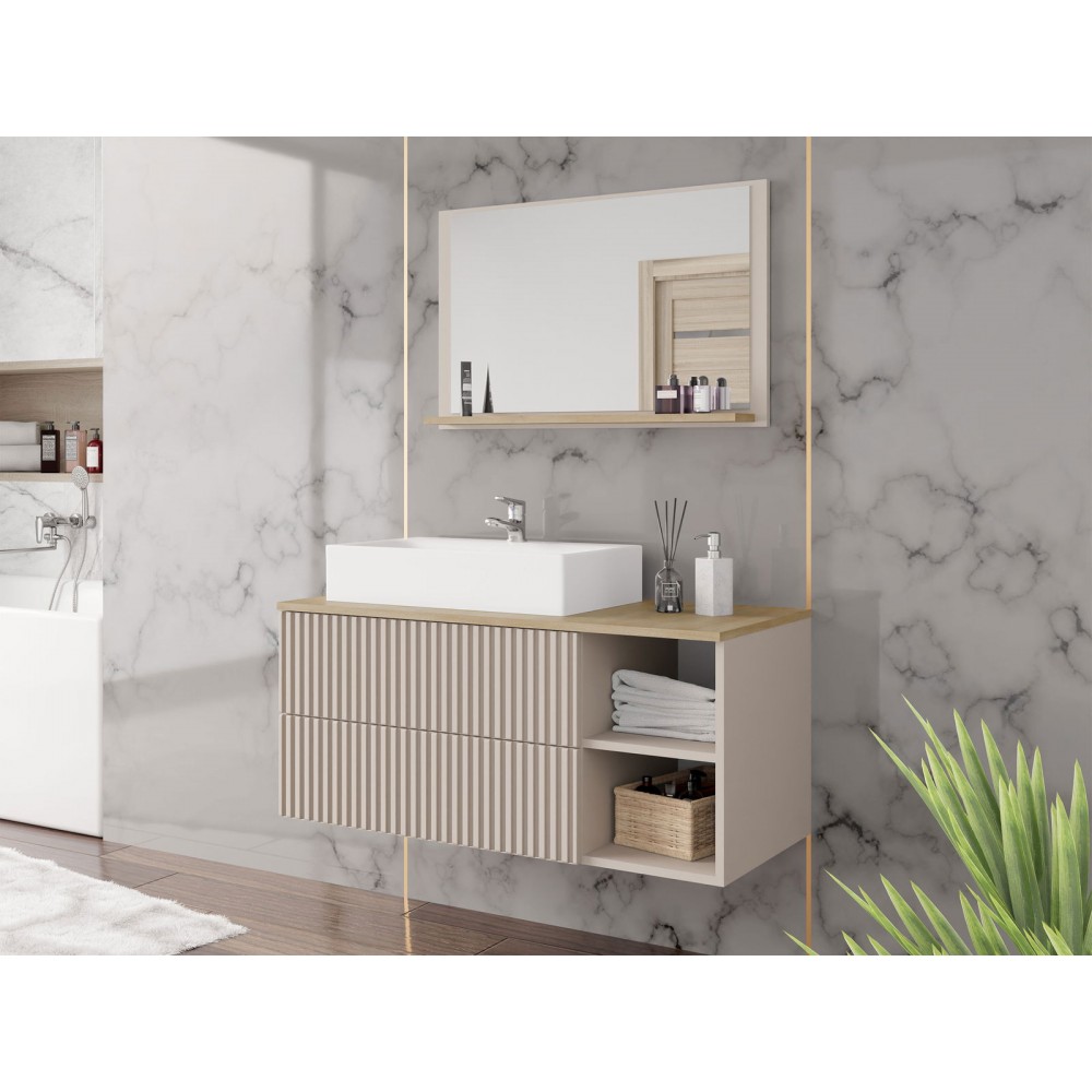 Σετ μπάνιου Kertos Ryfle I-Beige