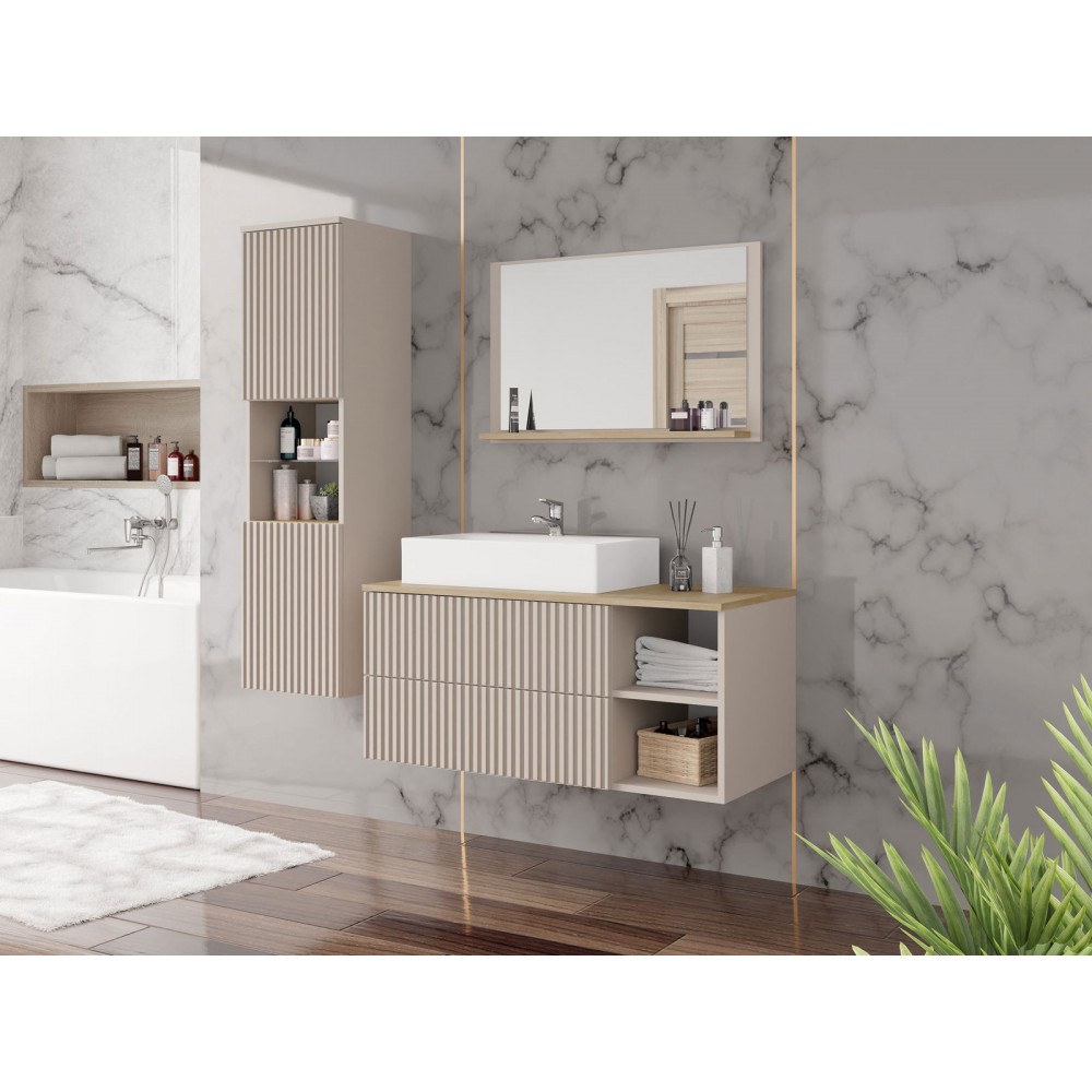 Σετ μπάνιου Kertos Ryfle II-Beige