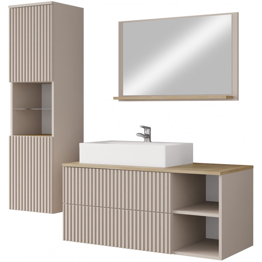 Σετ μπάνιου Kertos Ryfle II-Beige