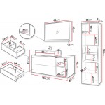 Σετ μπάνιου Kertos Ryfle II-Beige