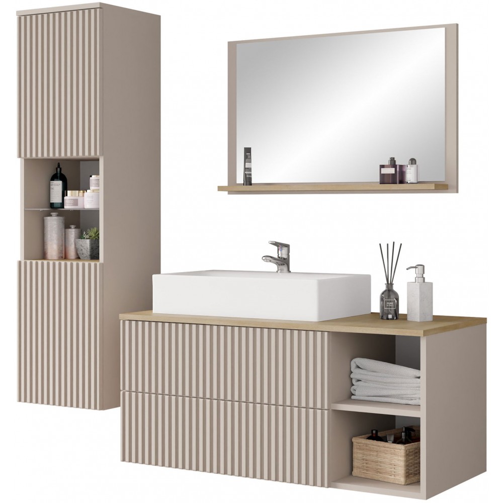 Σετ μπάνιου Kertos Ryfle II-Beige