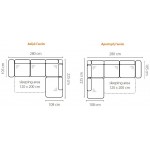 Γωνιακός καναπές Gemini