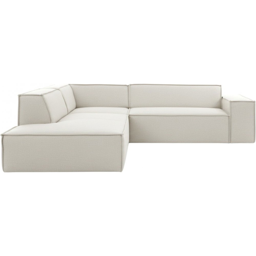 Γωνιακός καναπές Fubu S-Εκρού-Αριστερή