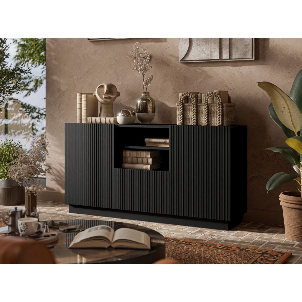 Μπουφές Liverti 150-Μαύρο 150x42x78