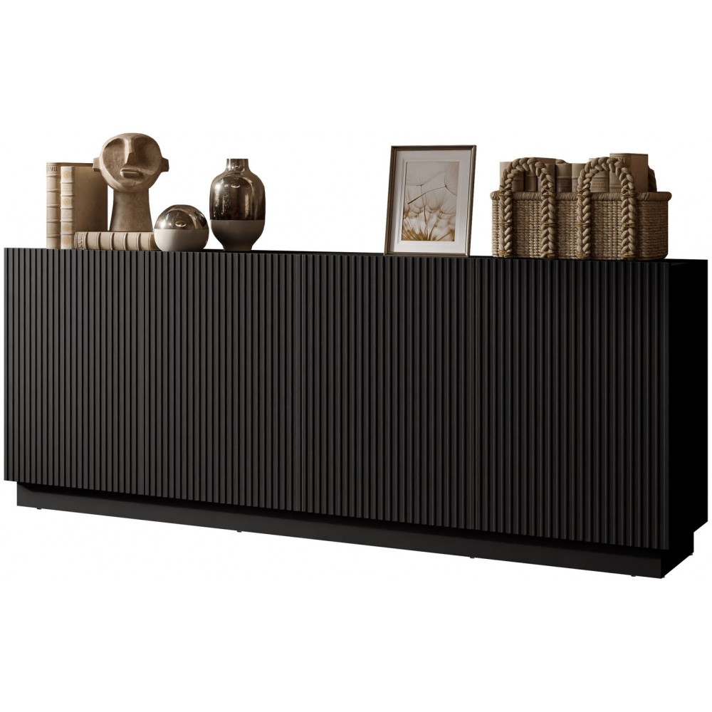 Μπουφές Liverti 200-Μαύρο 200x42x78