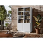 Βιβλιοθήκη Liverti 2D-Λευκό 100x42x173